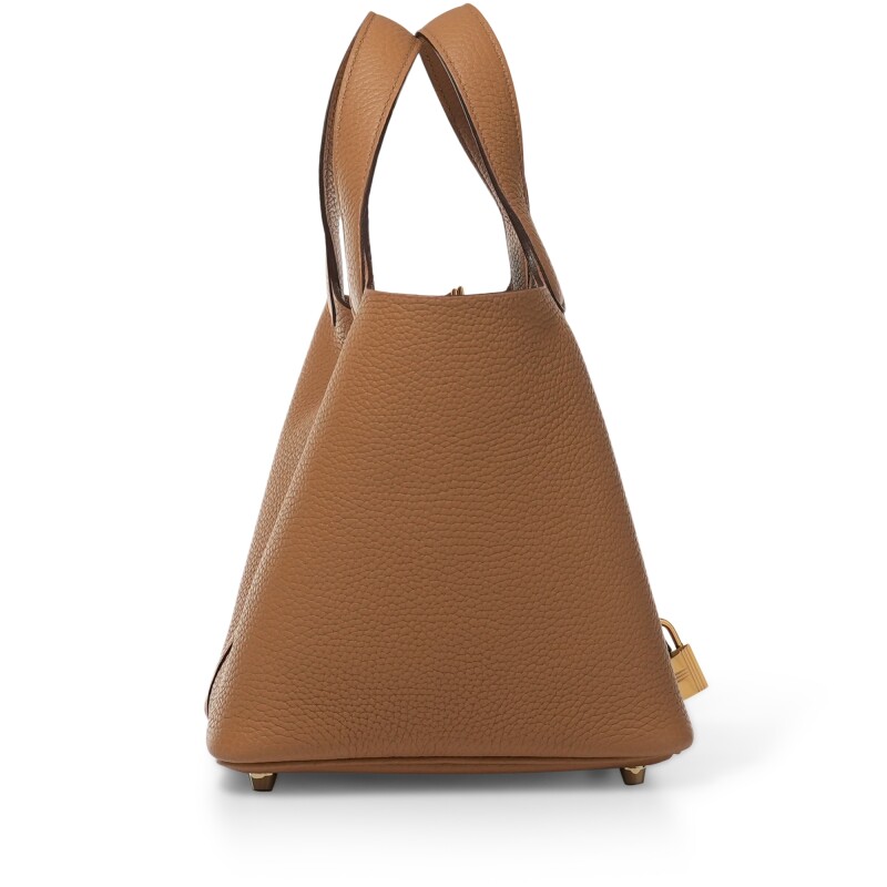 Hermès Biscuit Clemence Picotin Lock 18 Gold Hardware - Image 2